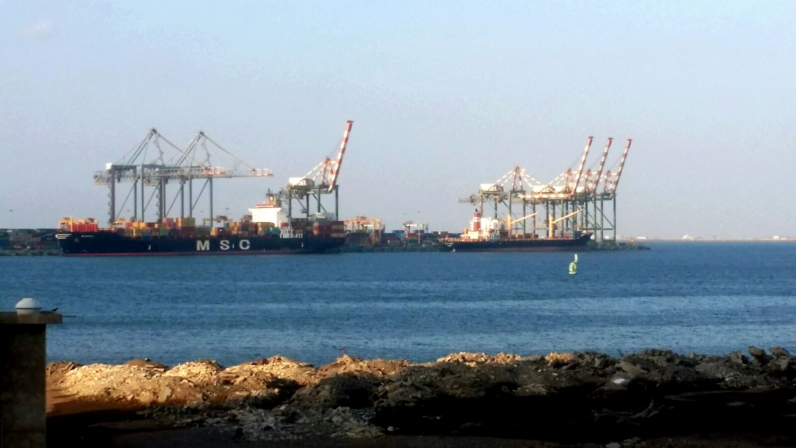 Aden Container Terminal receives three commercial ships at a time
