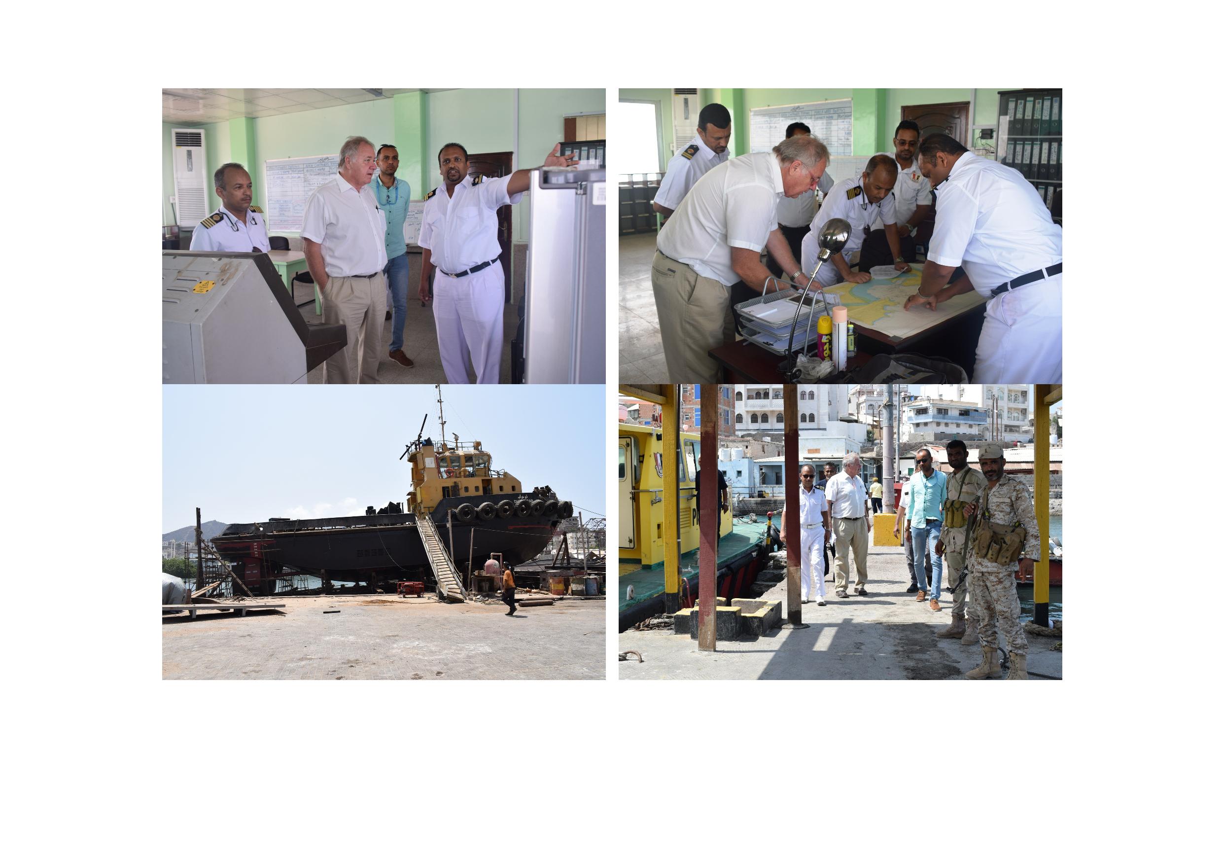 WFP Ports Expert Visits YGAPC Marine Department