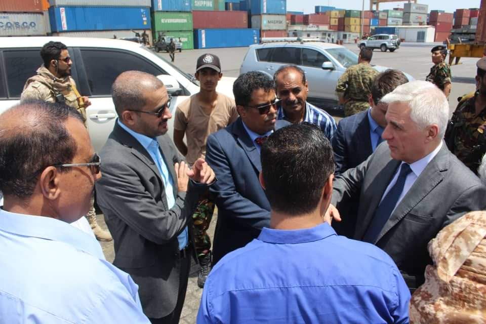 The Russian Ambassador visits Aden Container Terminal