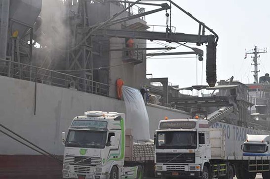 Bulk Cement and Bagging Plant Carrier at Berth 4