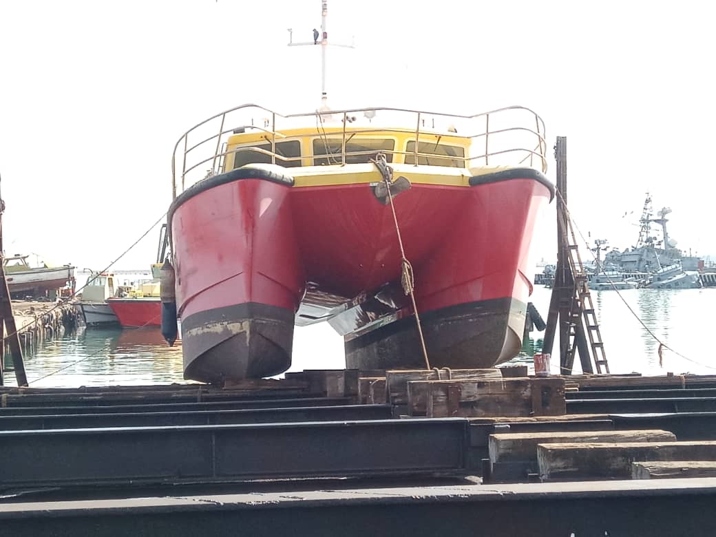 Docking & Repairing of Survey Boat 