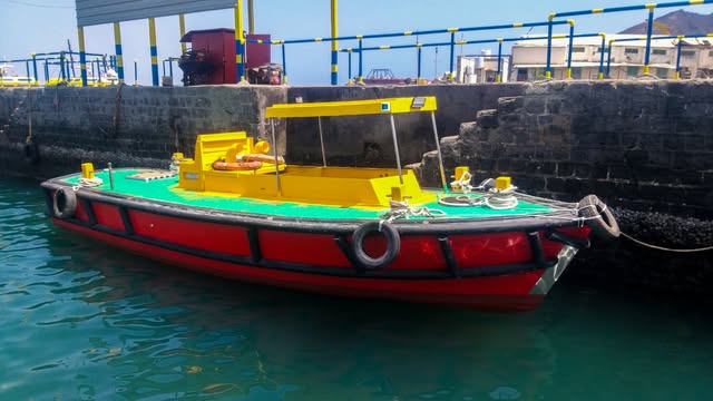 After Rehabilitation in Hadramout, the Mooring Boat